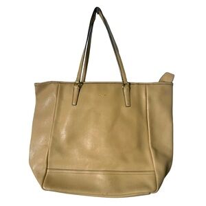 Coach‎ Tan Leather Large Tote Bag